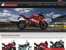 Tablet Screenshot of motorrad.cl